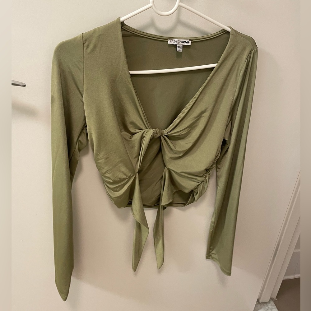 ONLY WORN ONCE - Green two piece